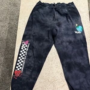 Vans Kids Black Graphic Joggers
